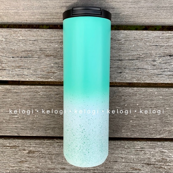 ✨LAST ONE✨Ombre Baby Blue Speckle Insulated Cup - Picture 3 of 9